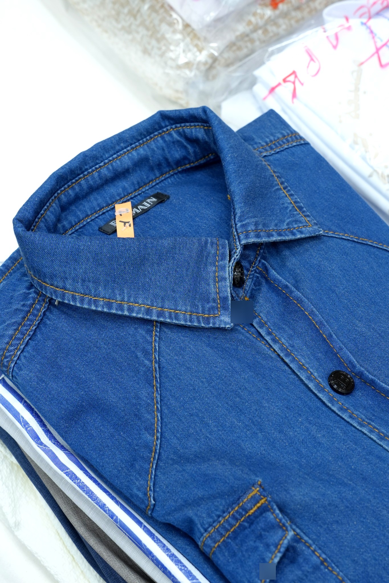 Clean garment storage at GPT Automatic Laundry