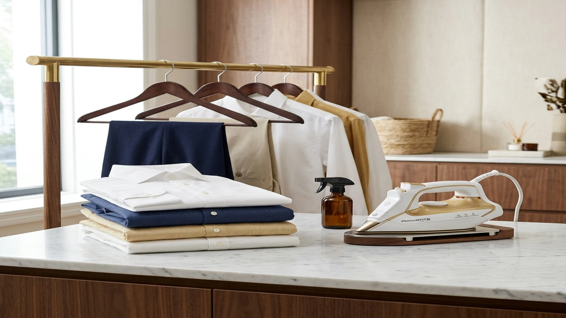 Clean and press laundry service in Abu Dhabi