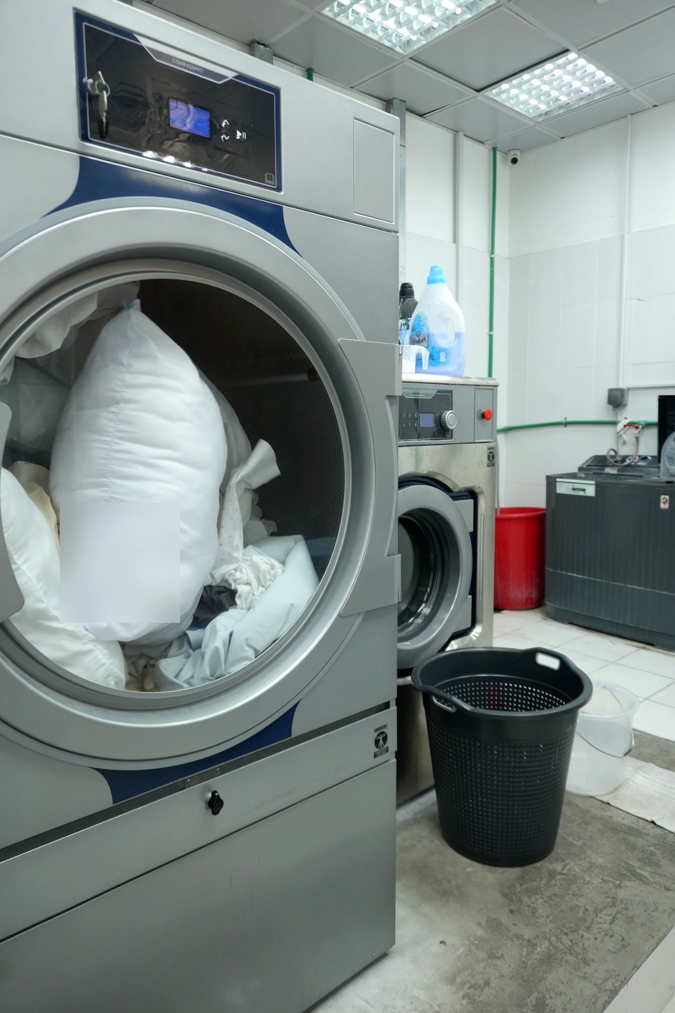 Industrial washing machine at GPT Automatic Laundry
